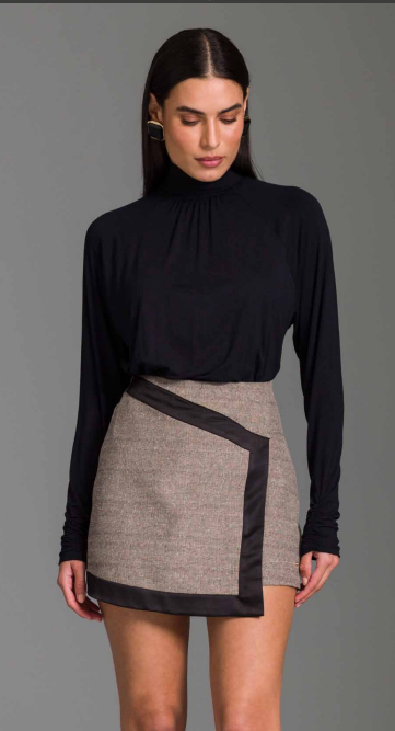 Charry - Blusa Manga Longa Lisa