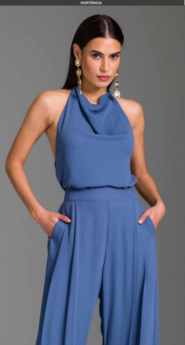 Charry - Blusa Frente Única Lisa Degagê