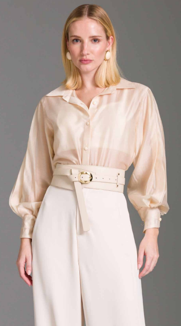 Charry - Camisa com Mangas Amplas