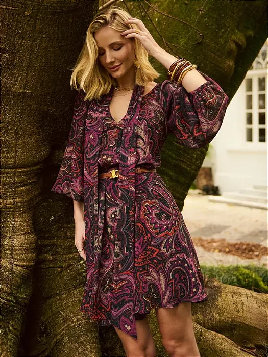 Flor Linda - Vestido Paisley
