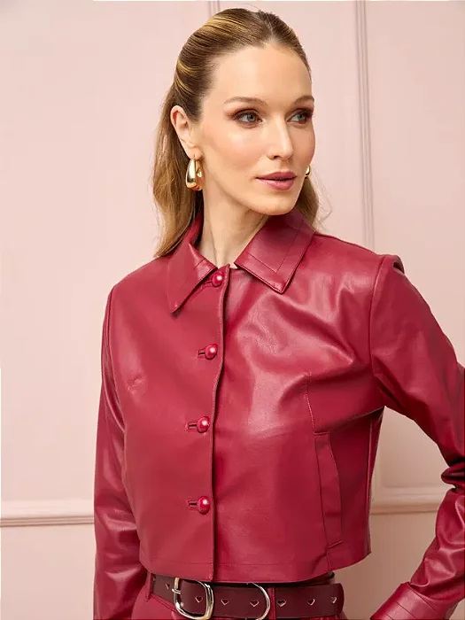 Flor Linda - Casaco PU Premium Maxine