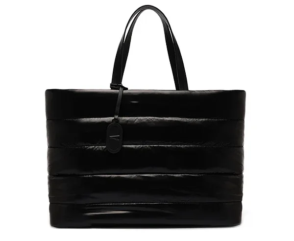 AnaCapri - Bolsa Grande Puffer Preto