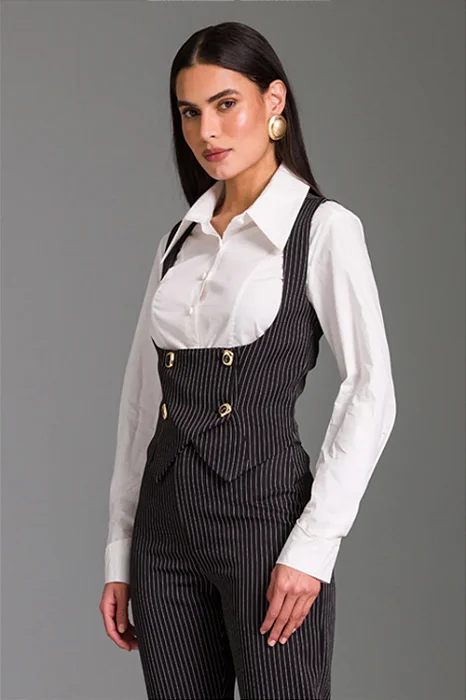 Charry - Camisa Ajustada Lisa