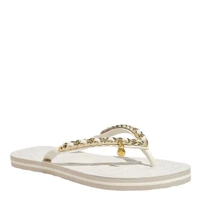 Santa Lolla - Chinelo Verniz Anzeli Flip Flop Off White 2