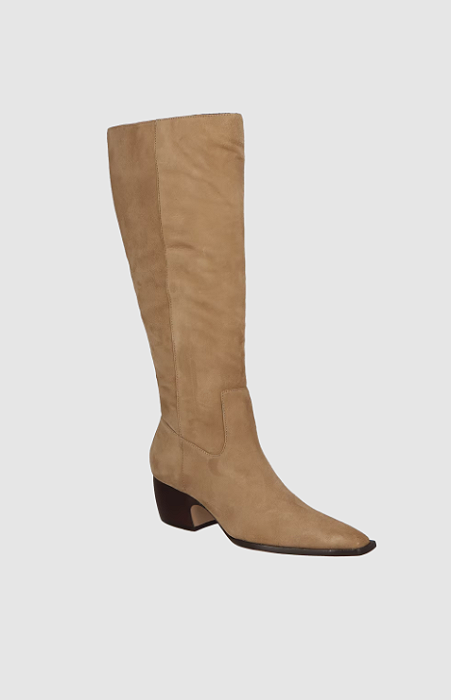 Luiza Barcelos - Bota Western Camurça Fendi