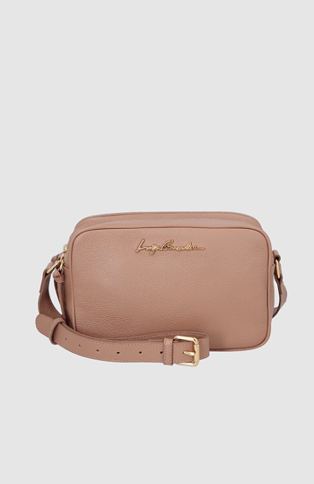 Luiza Barcelos - Bolsa TiraColo Bege Couro