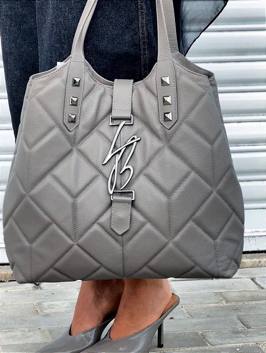 Luiza Barcelos - Bolsa Hobo LB Granito