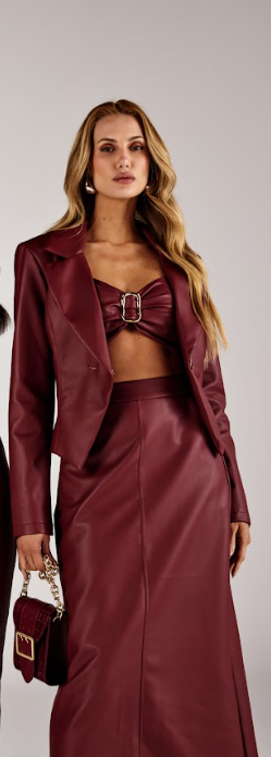 Onça Preta - Blazer Courino Det