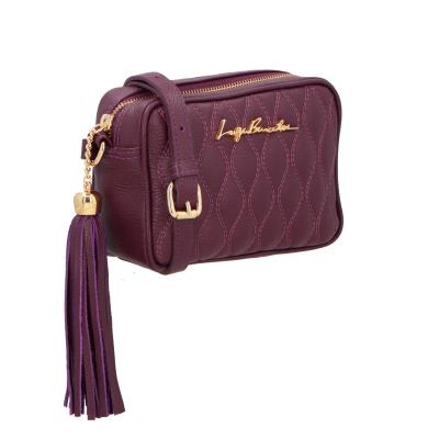 Luiza Barcelos - Bolsa Pequena Em Couro Vinho