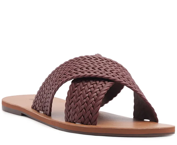 AnaCapri - Rasteira Tiras Cruzadas Trançadas