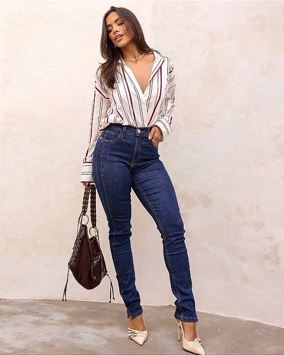 Dicollani Denim - Calça Cigarrete Jeans