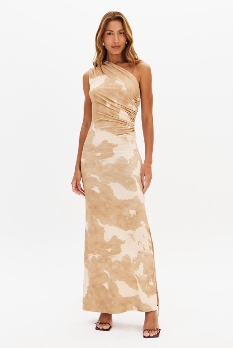 Lança Perfume - Vestido Super Midi Ombro único