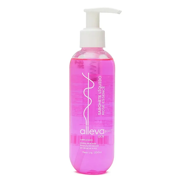 Alleva Skin - Sabonete Líquido Rose Essence