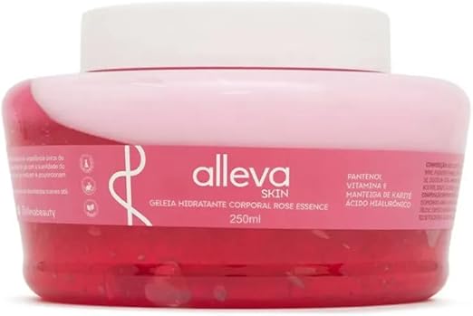 Alleva Skin - Geleia Hidratante Corporal Rose Essence