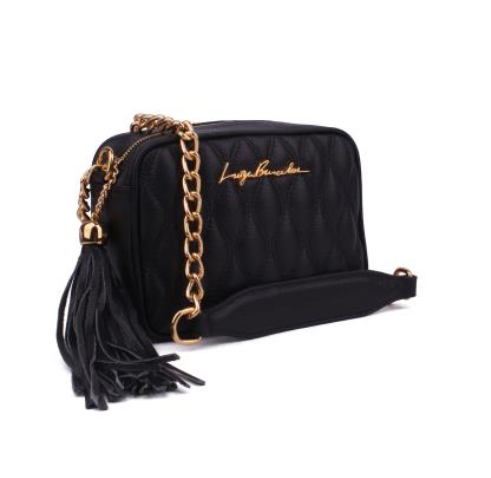 Luiza Barcelos - Bolsa Pequena Clássica c/ Corrente Preta