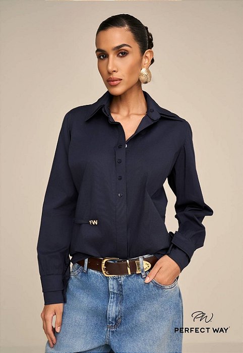 Perfect Way - Camisa Gola Dupla Destacavel