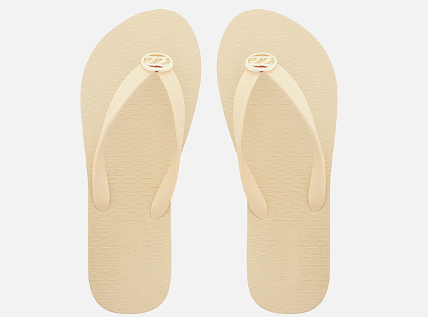 Brizza - Chinelo Off White Essential Metal ZZ