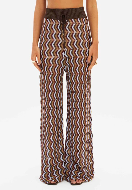 My Favorite Things - Calça Tricô Full Length Cintura Média