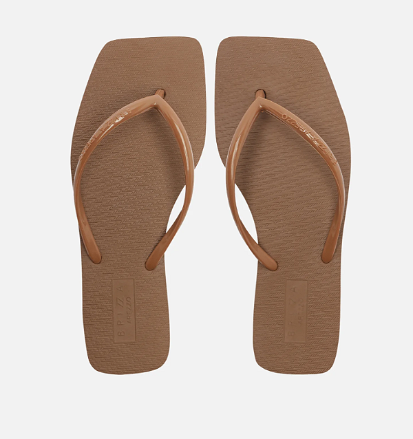 Brizza - Chinelo Marrom Flat