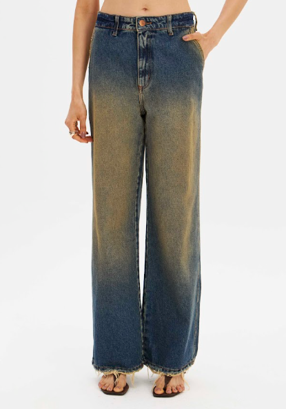 My Favorite Things - Calça Jeans Wide Leg Cintura Média