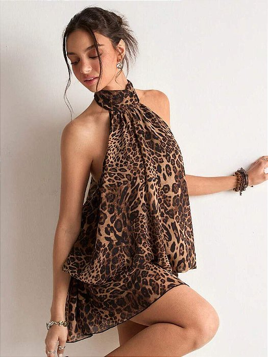 Lança Perfume - Blusa Sem Manga Estampada