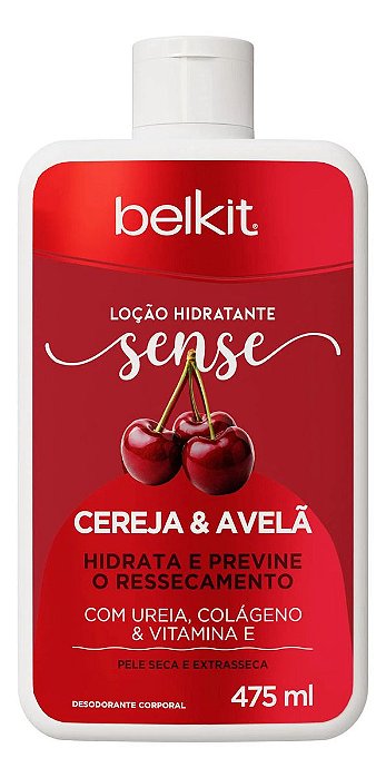 BELKIT - HIDRATANTE SENSE CEREJA E AVELÃ