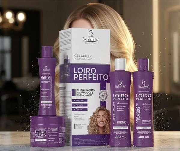 KIt Capilar Loiro Perfeito