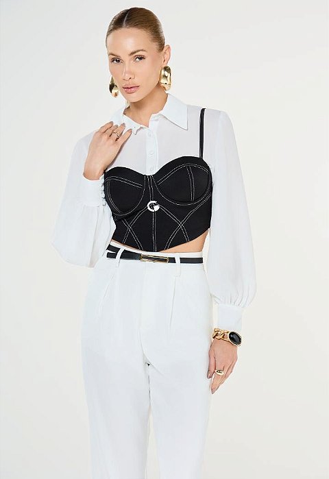 Originá Exclusive - Camisa com Top Fernanda