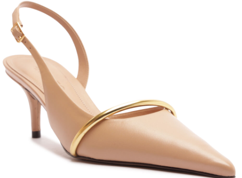 Arezzo - Scarpin Slingback Nude