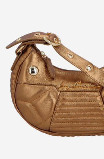 Luiza Barcelos - Bolsa Baguete Ouro Velho
