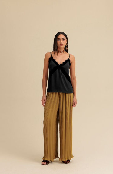 Charry - Blusa Aplicação Em Renda
