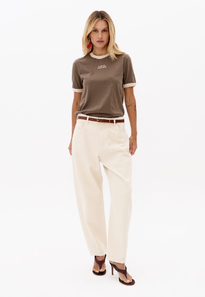 Lança Perfume - T-Shirt Baby Look C/ Contraste