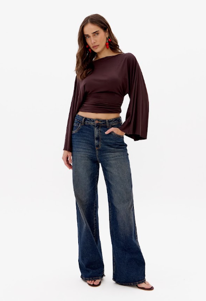 Lança Perfume - Blusa Manga Morcego