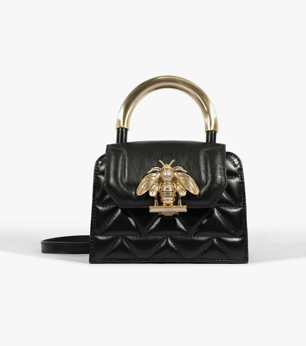Schutz - Bolsa Crossbody New Believe Pequena Couro Preta