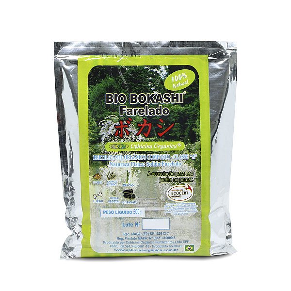 Fertilizante Orgânico Composto Bio Bokashi Farelado 500g