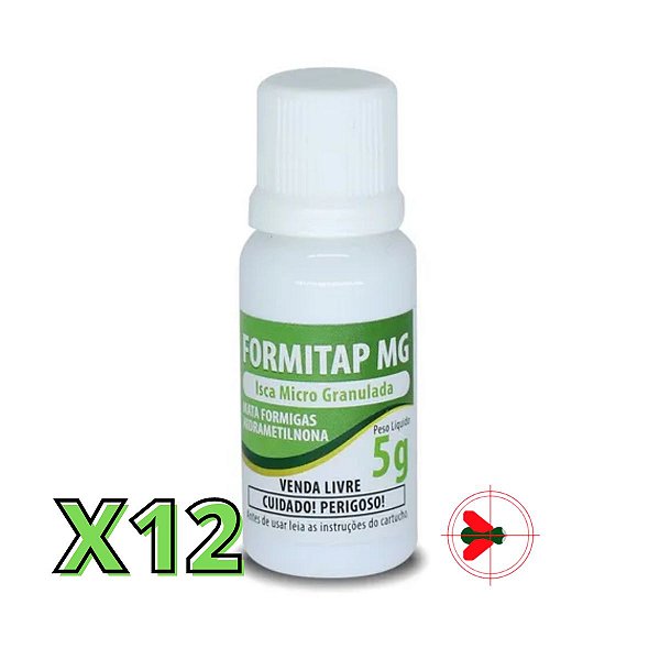 Kit Anti Formigas Doceiras Formitap Mg 5g 12 Un