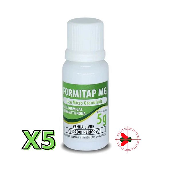 Kit Anti Formigas Doceiras Formitap Mg 5g 5 Un