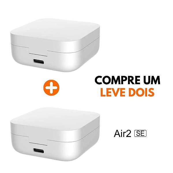Kit 2 Un. Fone de Ouvido Bluetooth Mi True Wireless Earphones 2 Basic Air 2 SE - Xiaomi