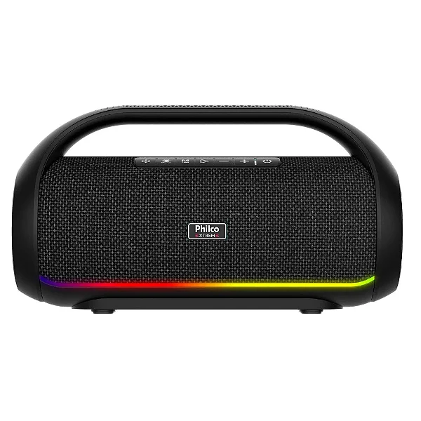Caixa De Som Portatil Philco Extreme Pbs220bt, Bluetooth, Led, 220w