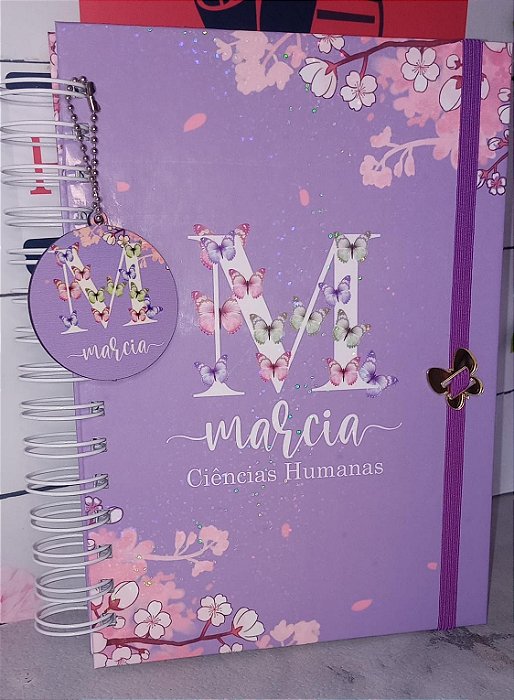 CADERNO PERSONALIZADO A5 COM 150 FOLHAS