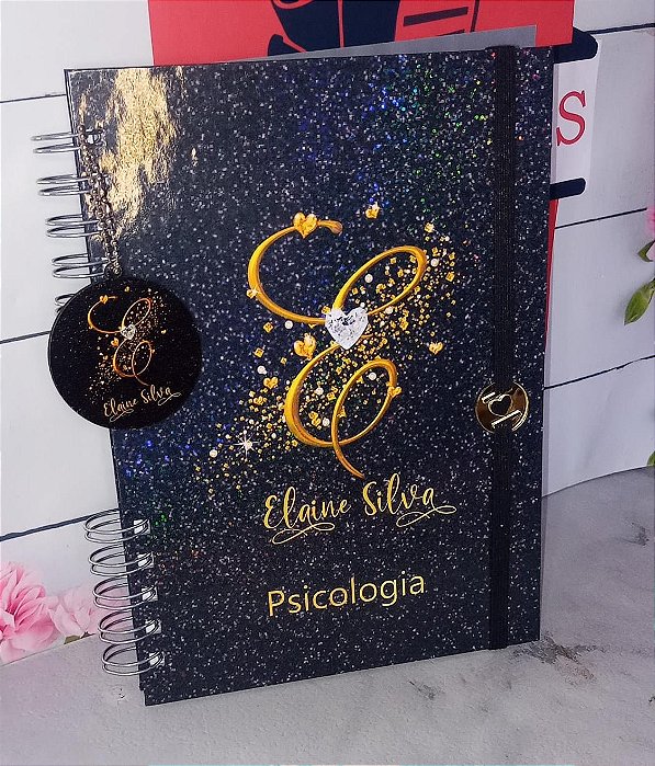 CADERNO A5 PERSONALIZADO 200 FOLHAS