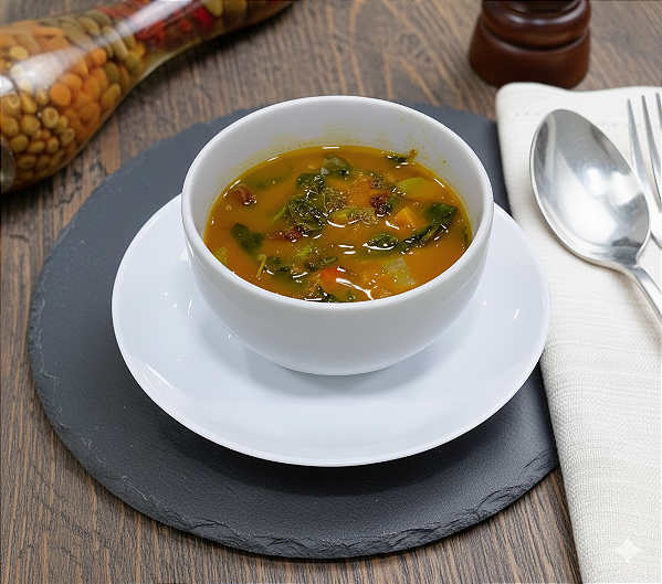 Sopa de Legumes (pedaços) com Carne
