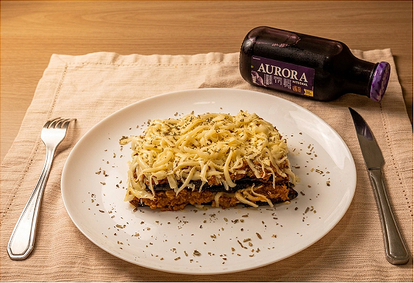 Lasanha de Berinjela à Bolonhesa
