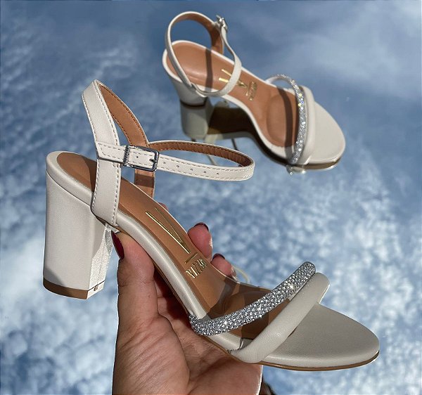 Sandalia Strass Vizzano