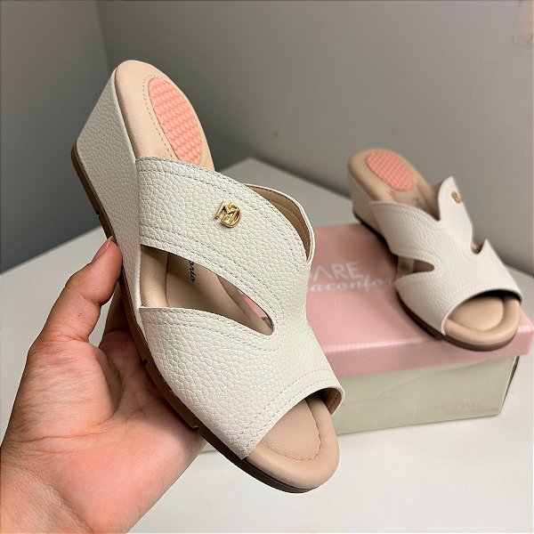 Tamanco Modare Ultra Conforto Anabela Amortecedor