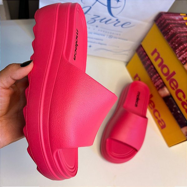 Chinelo Plataforma Moleca Feminino Slide Leve EVA Macio