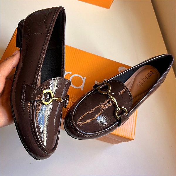 Sapato Feminino Beira Rio Verniz