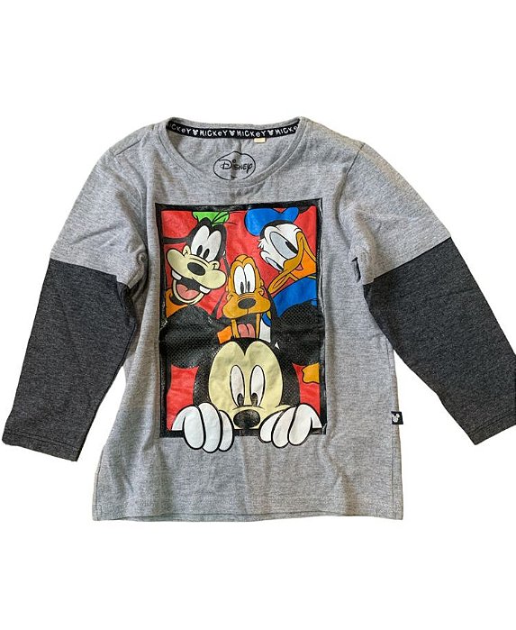 Blusa Manga Longa Infantil Disney