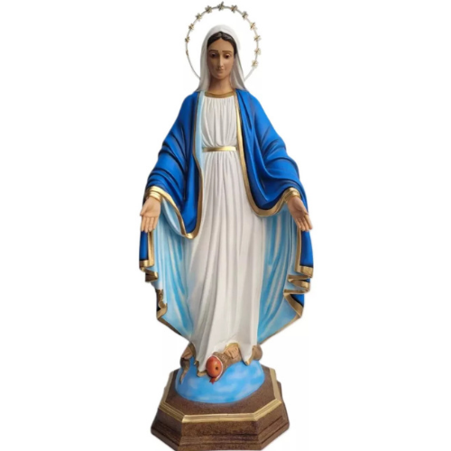 Nossa Senhora das Graças 107cm em Resina com Resplendor