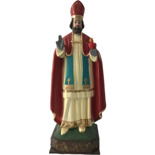 Santo Agostinho 72cm em Gesso